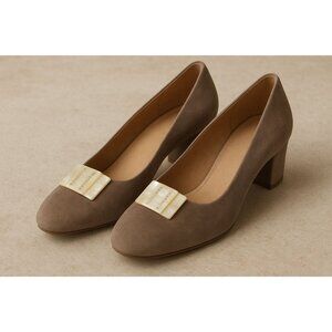 Vintage 1930s-1940s Mother of Pearl Rhinestone Dress or Shoe Clips Set of 2